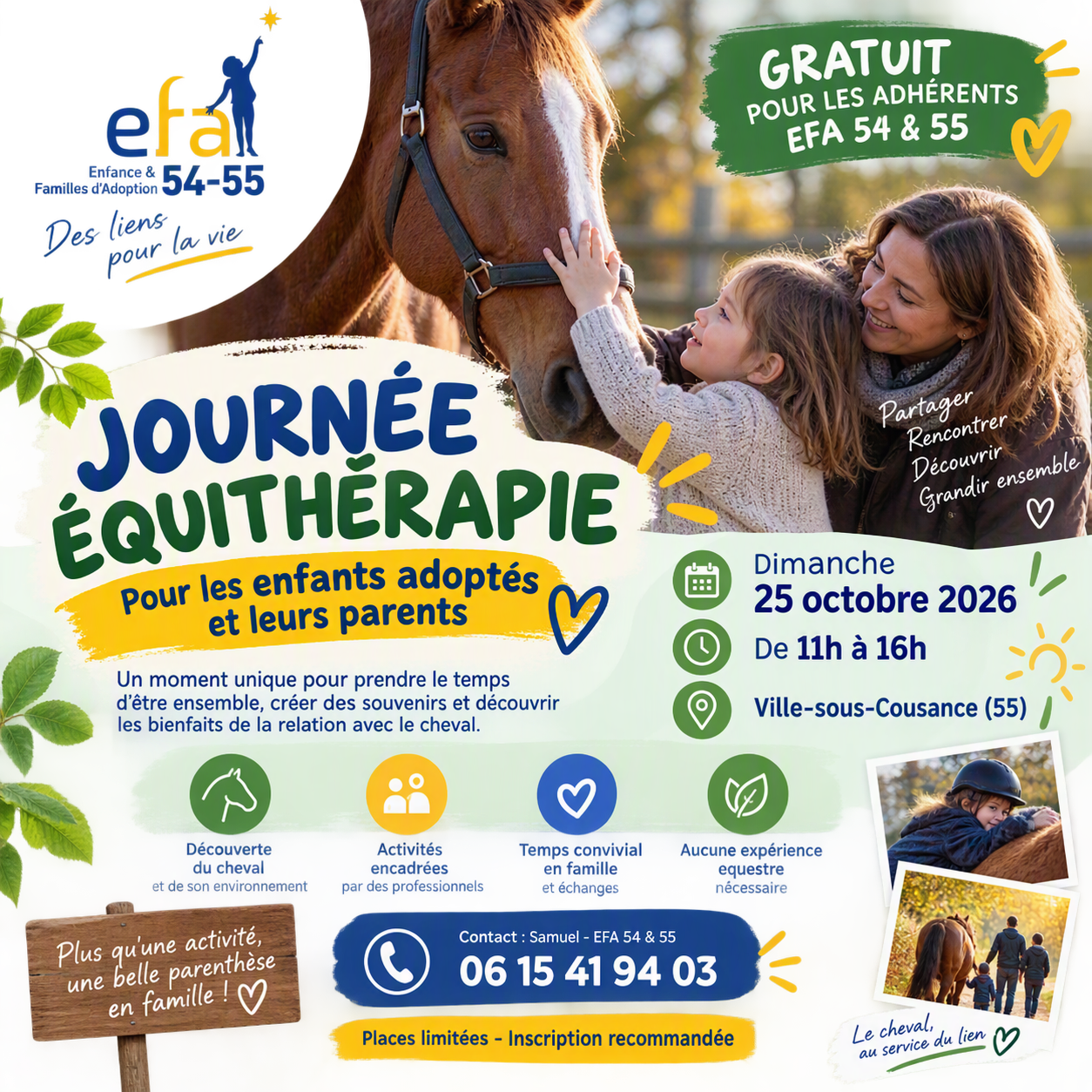 equithérapie 25.10.2026
